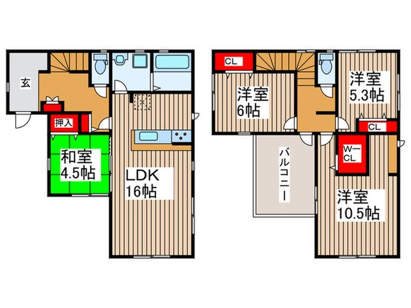 Ｋｏｌｅｔ野田大殿井の物件間取画像